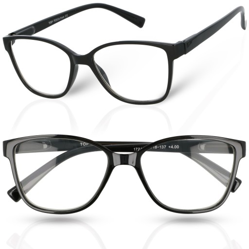 Okulary korekcyjne do czytania plusy +2.00