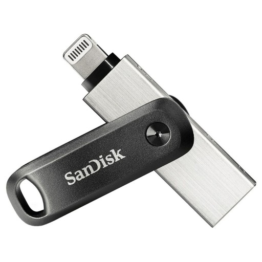 Флеш-накопитель SanDisk iXpand Black Silver 64 ГБ