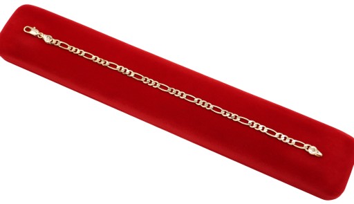 Złota BRANSOLETKA ze stali chirurgicznej 316L B215