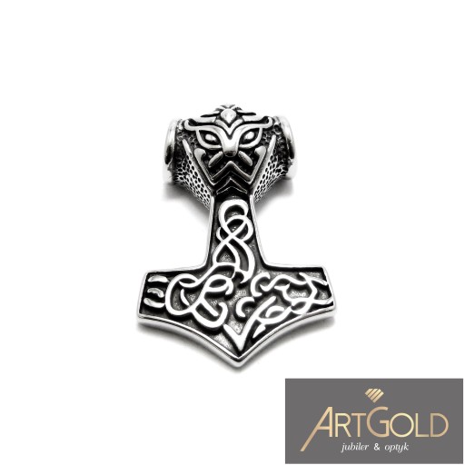 Thor Hammer Pendant Stal 316L