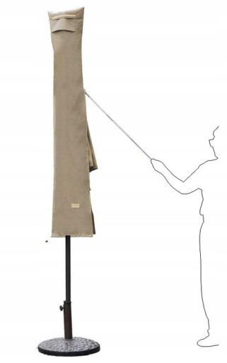 POKROWIEC NA PARASOL 175 x 27,5/35,5 CM SEKEY