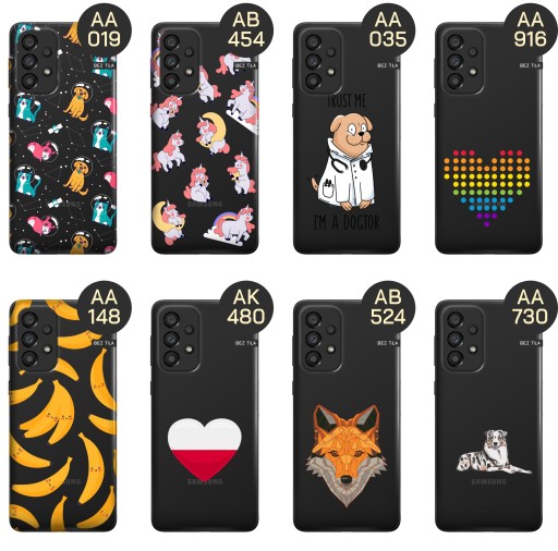 ETUI DO SAMSUNG GALAXY A33 5G WZORY BEZ TŁA NAKLEJKI STICKER OBUDOWA CASE