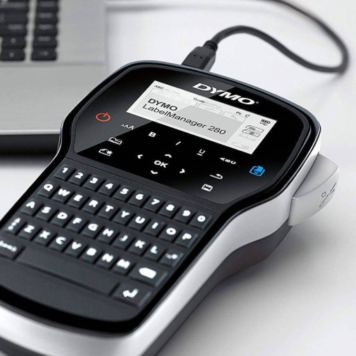 Принтер этикеток Dymo LabelManager 280 с QWERTY-клавиатурой + ЛЕНТА D1 + АККУМУЛЯТОР