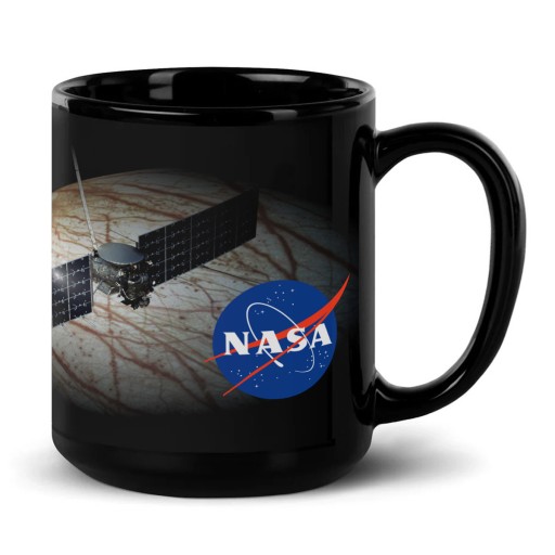 Czarny kubek Czarny kubek Agencja Kosmiczna NASA