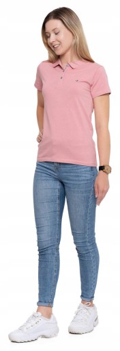 MORAJ Koszulka POLO damska T-shirt polówka BAWEŁNA PREMIUM - L