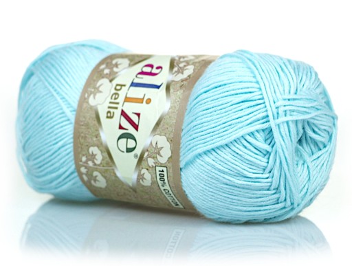 WŁÓCZKA ALIZE BELLA 100G NR 514 TURKUSOWA