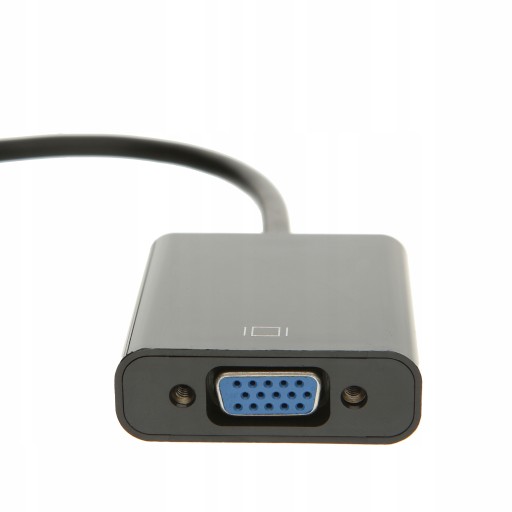 Adapter Pawonik DisplayPort VGA czarny