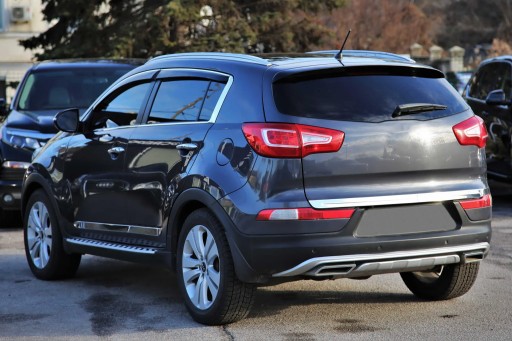 KIA SPORTAGE III SL 2010-2015 НАКЛАДКИ НА БАМПЕРЫ ВЫХЛОПНЫЕ