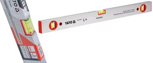 POZIOMNICA ALUMINIOWA 3 LIBELLE 1,2m YATO YT-3005