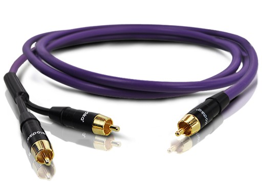 Melodika MDSWY10 Kabel do subwoofera typu Y (RCA-2xRCA) Purple - 1m