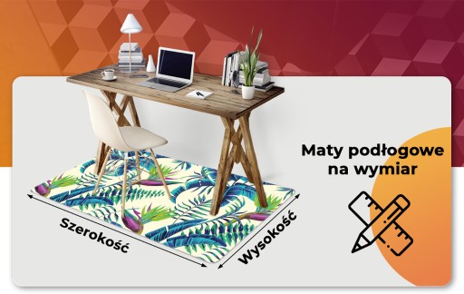 Do wnętrz mata chroniąca panele Tropikalny obraz