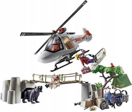 PLAYMOBIL 70663 МИССИЯ НА ВЕРТОЛЕТЕ В КАНЬОНЕ