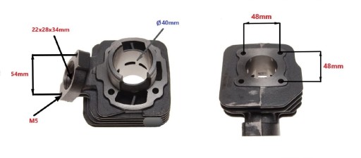 ЧУГУННЫЙ ЦИЛИНДР POWER FORCE BASIC PEUGEOT BUXY SPEEDFIGHT ZENITH 40MM 2T