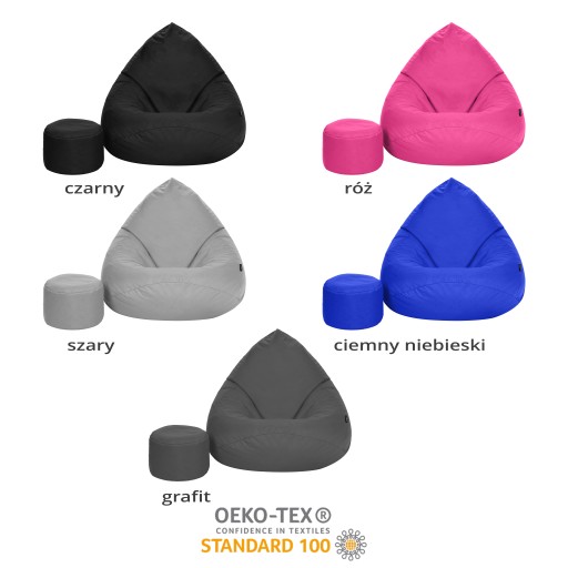 Сумка для стула Pouf Sako 130x100 см Желтый XXXXL Водонепроницаемый с ногами
