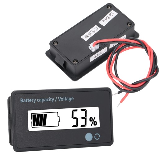 ZEWNĘTRZNY WYŚWIETLACZ LCD DO AKUMULATORÓW