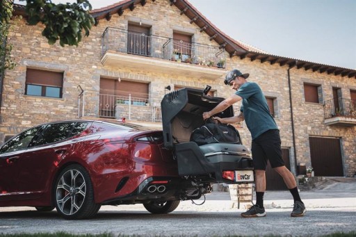 Багажник для фаркопа TOWBOX EVO URBAN BLACK TOWCAR 305 литров