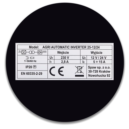 ИНВЕРТОРНЫЙ ВЫПРЯМИТЕЛЬ MAGNUM AGRI 25 12/24В 300Ач