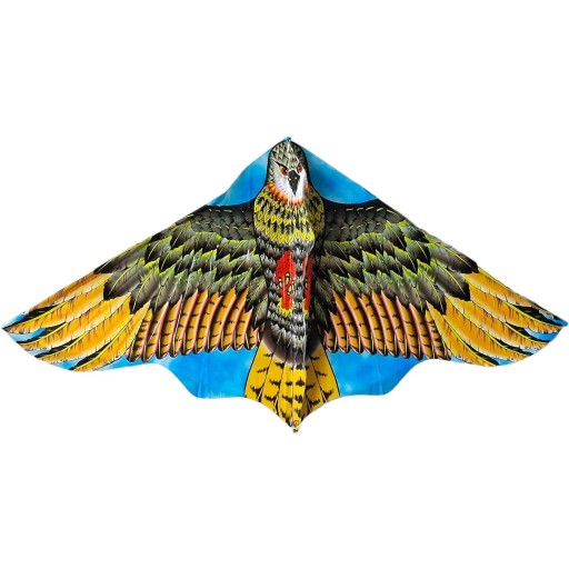 DUŻY LATAWIEC ORZEŁ JASTRZĄB PTAK DREWNO 60x120cm ODSTRASZACZ PTAKÓW XXL