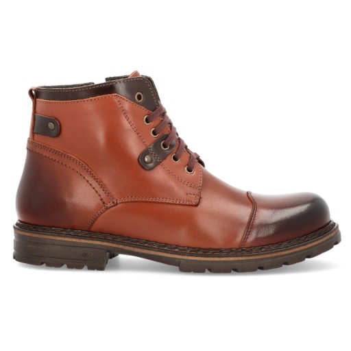 BUTY ZIMOWE PÓŁBUTY MĘSKIE SKÓRA OCIEPLANE TRZEWIKI GEPARD 210 BRL R 44