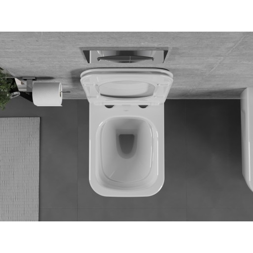 MEXEN MARGO БЕЗОБОДКОВЫЙ УНИТАЗ ОТДЕЛЬНО СТОЯЩИЙ DUROPLAST SLIM SEAT