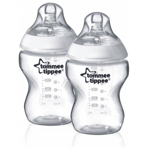 TOMMEE TIPPEE АНТИКОЛИЧЕСКАЯ БУТЫЛКА 2 x 260 мл ДОВОДЧИК