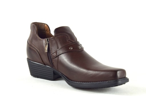 НОВИНКА - МУЖСКИЕ КОЖАНЫЕ БОТИНКИ LEMI BROWN PL 680