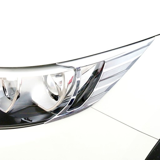 ХРОМИРОВАННЫЕ НАКЛАДКИ ЛАМП NISSAN QASHQAI J11