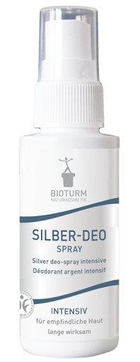 Дезодорант BIOTURM со спреем микросеребра INTENSIV
