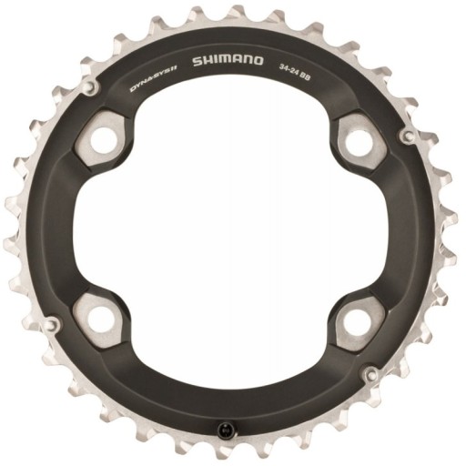 Звездочка Shimano SLX FC-M7000, 2-скоростная, от 24 зуб. до 24-34 зуб. CM
