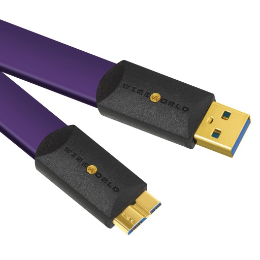 КАБЕЛЬ USB 3.0 A-Micro B WIREWORLD УЛЬТРАФИОЛЕТОВЫЙ 8 2 м
