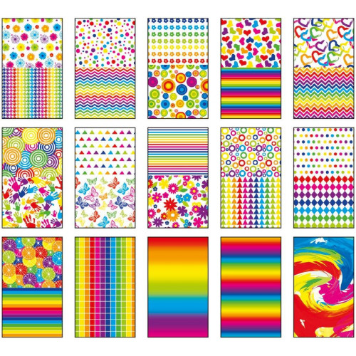 Happy Color Блок А4 80г 15 листов с цветными мотивами