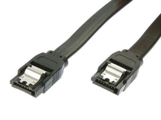 НАБОР КАБЕЛЕЙ SATA III ПРЯМОЙ + УГЛОВАЯ ЗАЩЕЛКА 45 СМ
