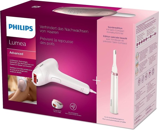 PHILIPS LUMEA ADVANCED BRI921 ЛАЗЕРНАЯ ЭПИЛЯЦИЯ +2 ВНИМАНИЯ + ЧЕХОЛ + ТРИМЕР