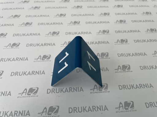 Синий номер столика для ресторана/паба