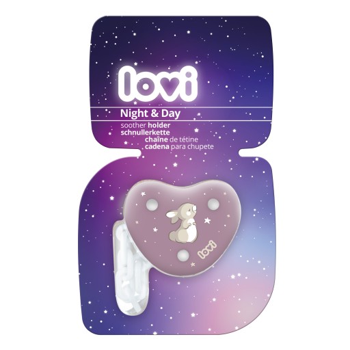 LOVI łańcuszek do smoczka Night&Day GIRL