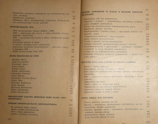 KALENDARZ ROBOTNICZY na rok 1952 FOTOMONTAŻ JAN HOLLENDER