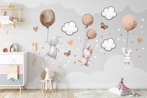 НАКЛЕЙКИ НА НАСТЕННЫЕ ШАРИКИ BUNTS 50x100см KR10