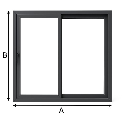 Раздвижные двери и окна для террасы и балкона HSL 200x210, правые, антрацитовые, в наличии