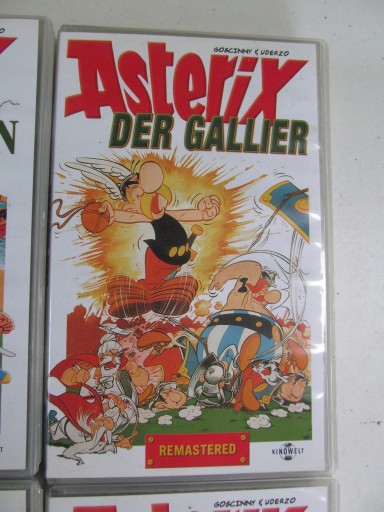 ASTERIX i OBELIX- 6 kaset VHS, zestaw, min. w Brytanii, Kleopatra, Cezar...