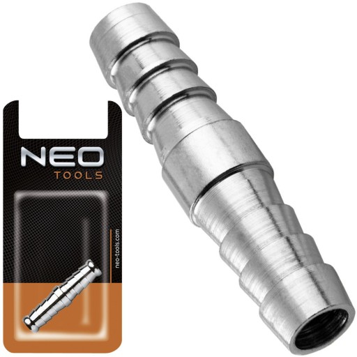 NEO ZŁĄCZE MOSIĄDZ NIKIEL DO WĘŻA 12 MM OBUSTRONNE 12-613
