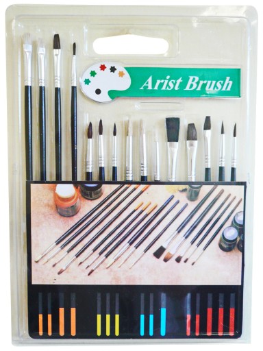 Z1 PAINTING EASY SET, АКРИЛОВЫЕ КИСТИ, КРАСКИ