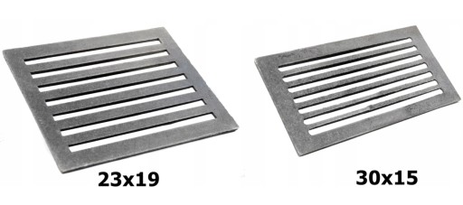 ЧУГУННАЯ ПЛИТЧАТАЯ РЕШЕТКА ДЛЯ КАМИНА И ПЕЧИ 30x15, ПРОЧНАЯ