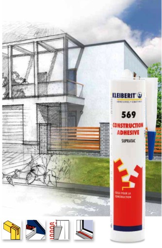 КЛЕЙ ДЛЯ БЫСТРОЙ СБОРКИ Kleiberit 569.0 Supratac PUR D4 310 мл/ 325г