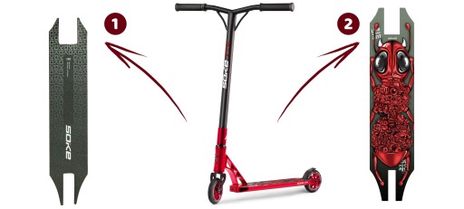 Трюковый самокат ABEC-9 Freestyle SOKE XTR