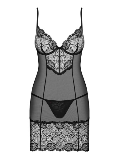Нижнее белье - сорочка и стринги Alluria S/M