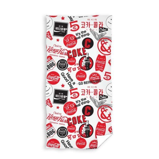 Ręcznik bawełniany 70x140 Coca Cola