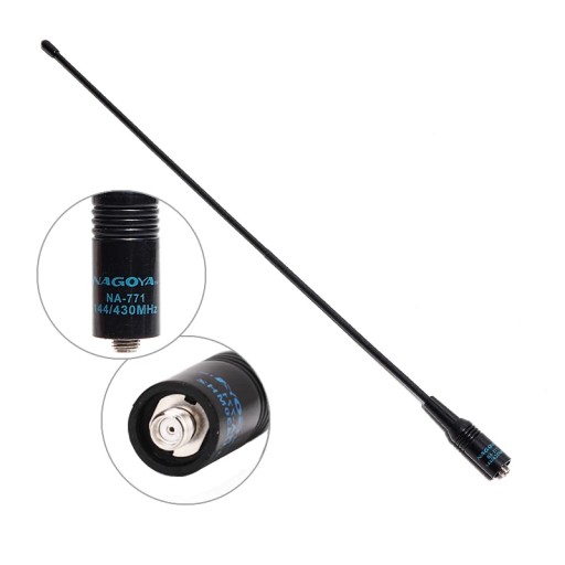 Nagoya NA-771 SMA-F Женская двухдиапазонная антенна VHF/UHF 144/430 МГц для