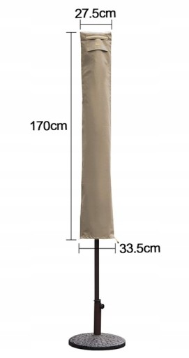 POKROWIEC NA PARASOL 175 x 27,5/35,5 CM SEKEY