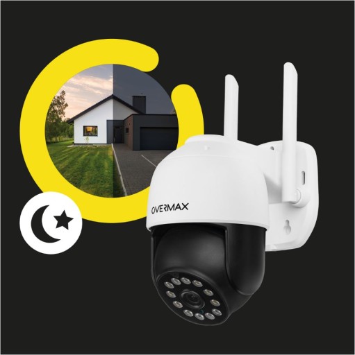 НАРУЖНАЯ ВРАЩАЮЩАЯСЯ КАМЕРА IP WiFi 4x ZOOM Full HD CAMSPOT НОЧНОЙ РЕЖИМ DI IR