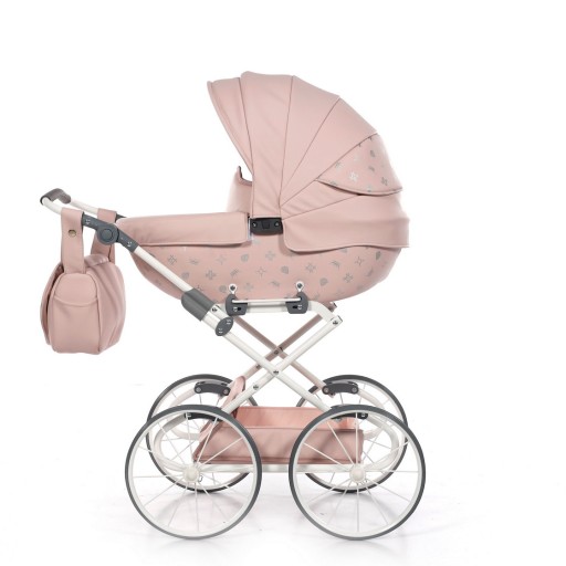 коляска для кукол Laret Imperial Mini Classic белая